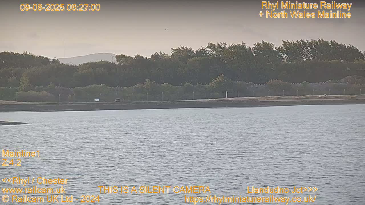 Rhyl, Marine Lake & Rhyl Miniature Railway Live Cam - Denbighshire, Clwyd, Wales, United Kingdom