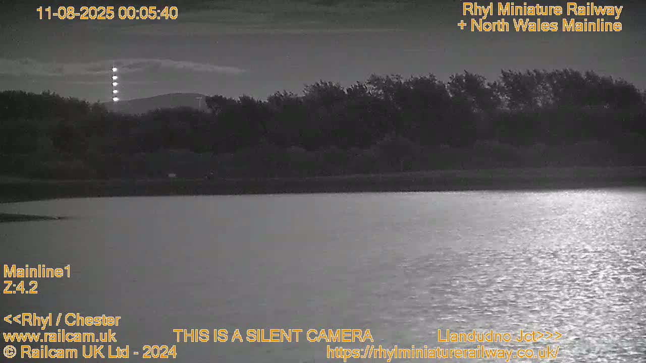 Rhyl, Marine Lake & Rhyl Miniature Railway Live Cam - Denbighshire, Clwyd, Wales, United Kingdom