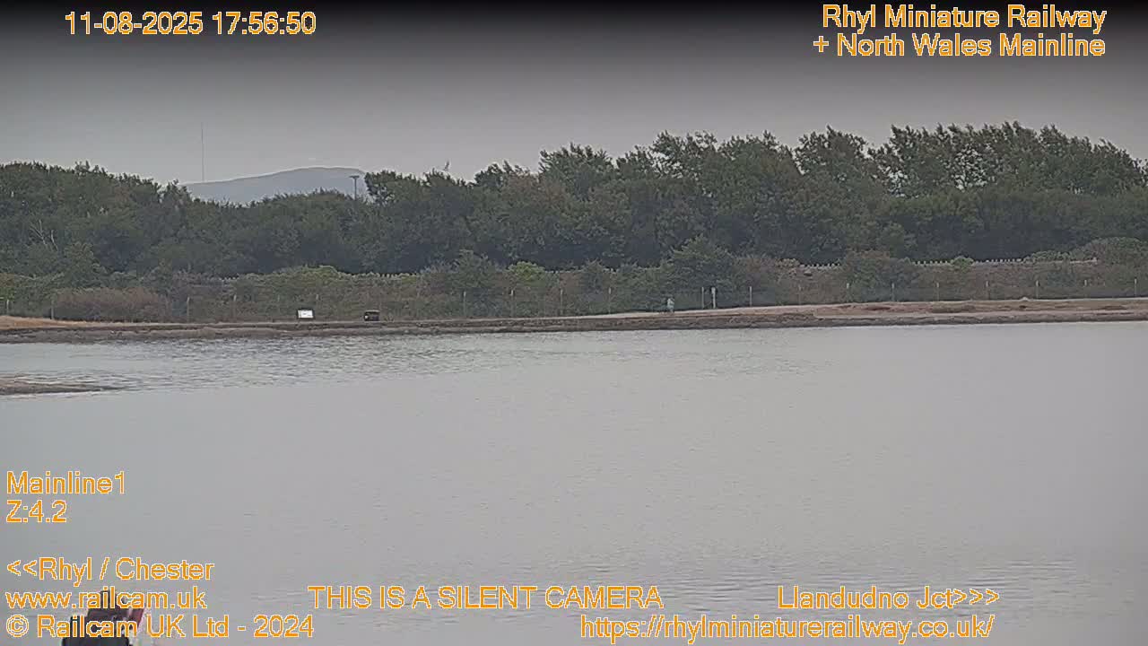 Rhyl, Marine Lake & Rhyl Miniature Railway Live Cam - Denbighshire, Clwyd, Wales, United Kingdom