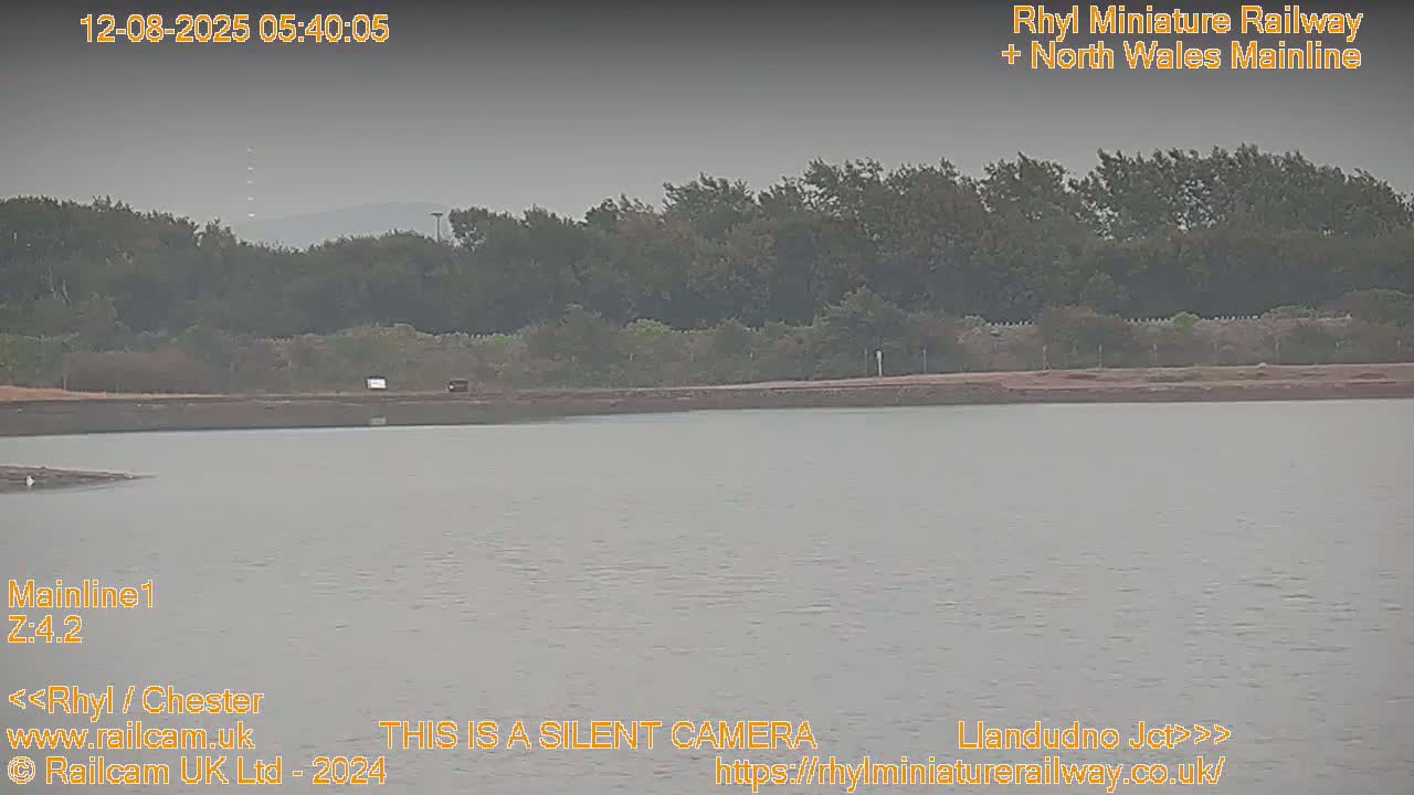 Rhyl, Marine Lake & Rhyl Miniature Railway Live Cam - Denbighshire, Clwyd, Wales, United Kingdom