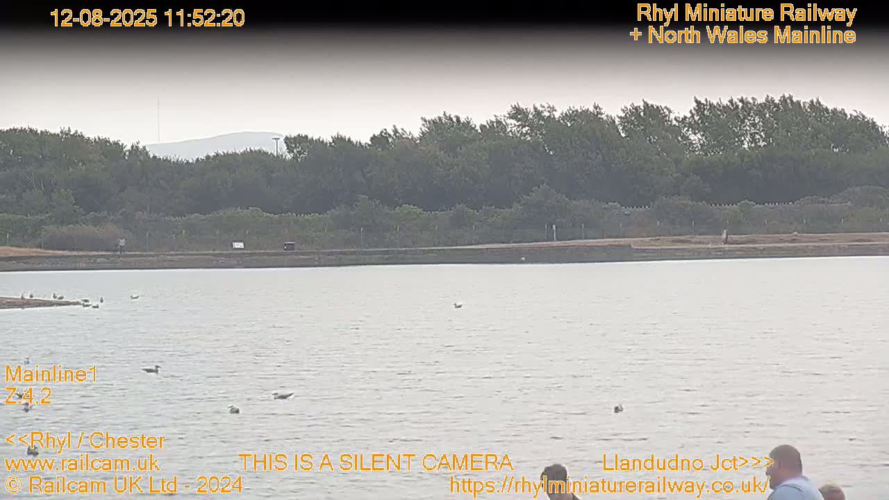 Rhyl, Marine Lake & Rhyl Miniature Railway Live Cam - Denbighshire, Clwyd, Wales, United Kingdom