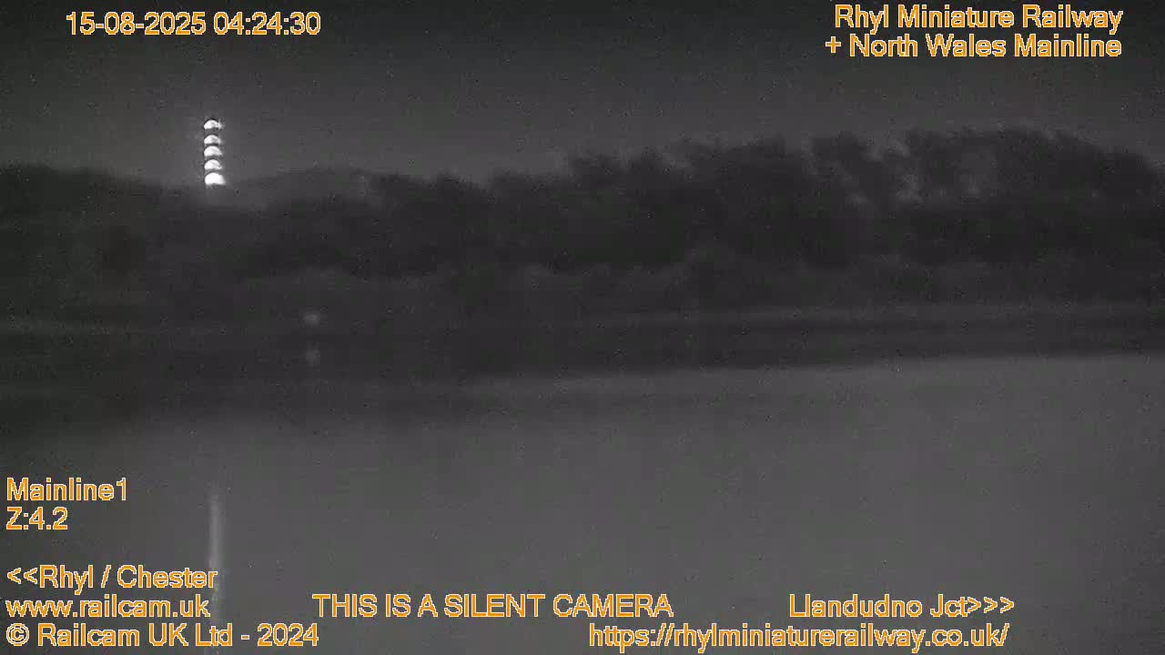 Rhyl, Marine Lake & Rhyl Miniature Railway Live Cam - Denbighshire, Clwyd, Wales, United Kingdom