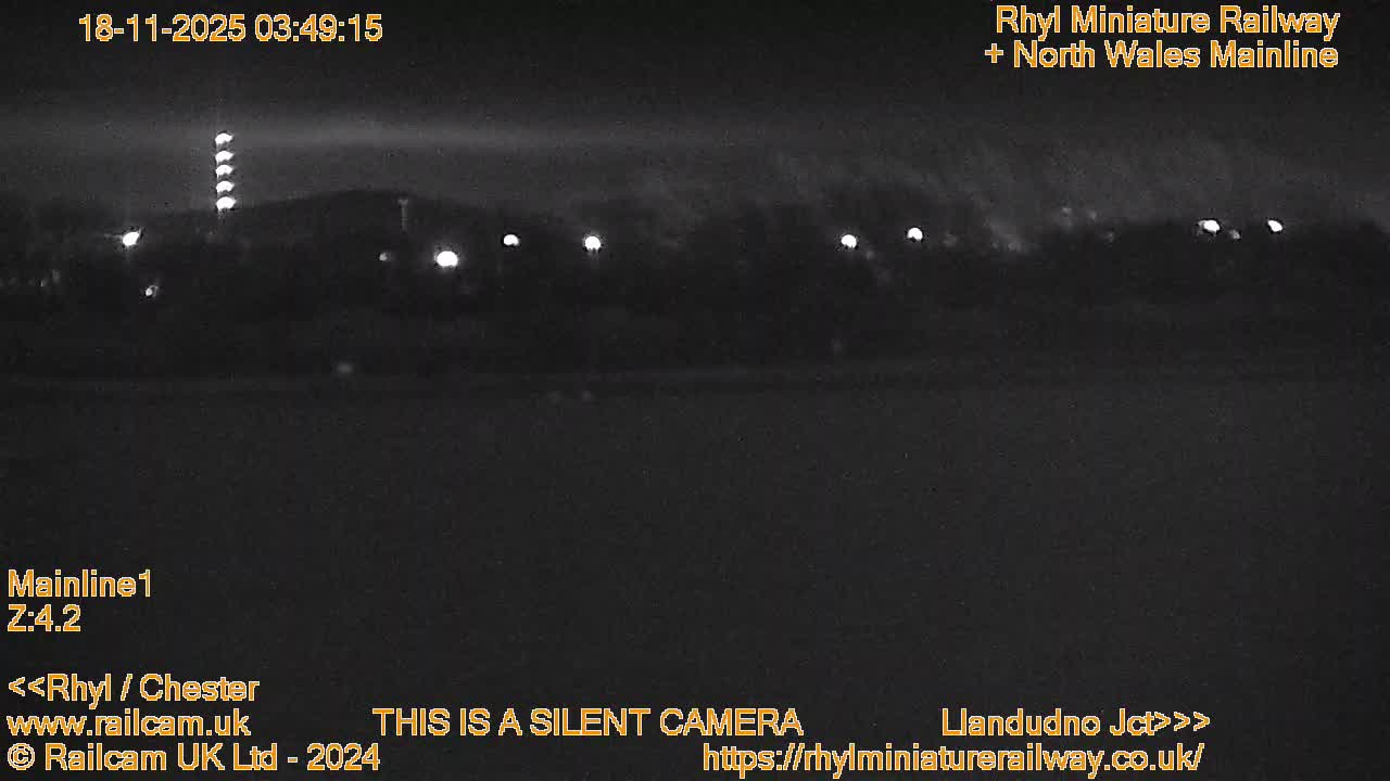 Rhyl, Marine Lake & Rhyl Miniature Railway Live Cam - Denbighshire, Clwyd, Wales, United Kingdom