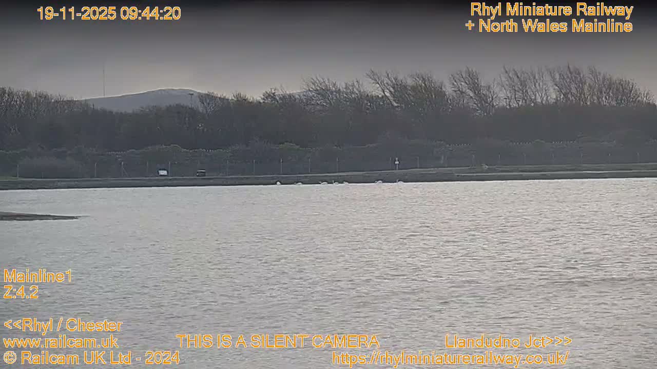 Rhyl, Marine Lake & Rhyl Miniature Railway Live Cam - Denbighshire, Clwyd, Wales, United Kingdom