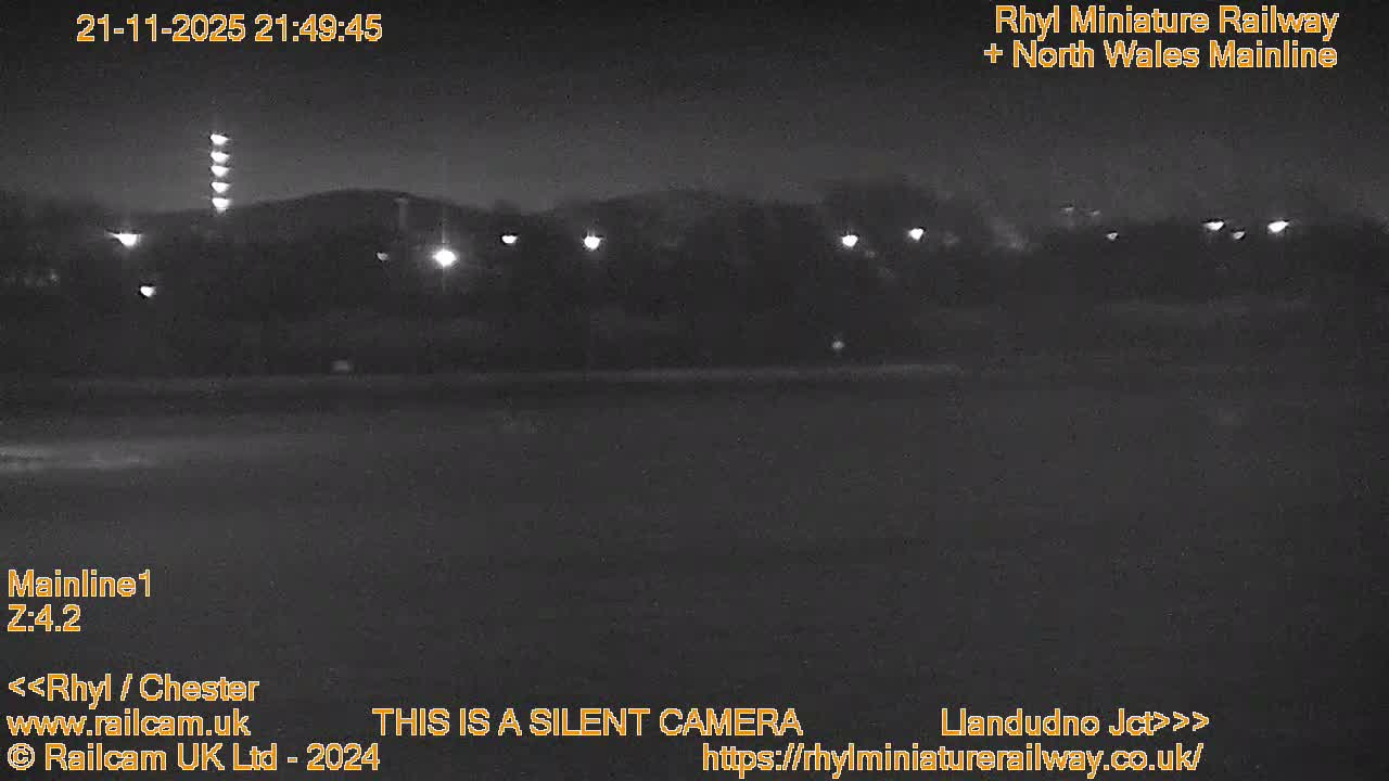 Rhyl, Marine Lake & Rhyl Miniature Railway Live Cam - Denbighshire, Clwyd, Wales, United Kingdom