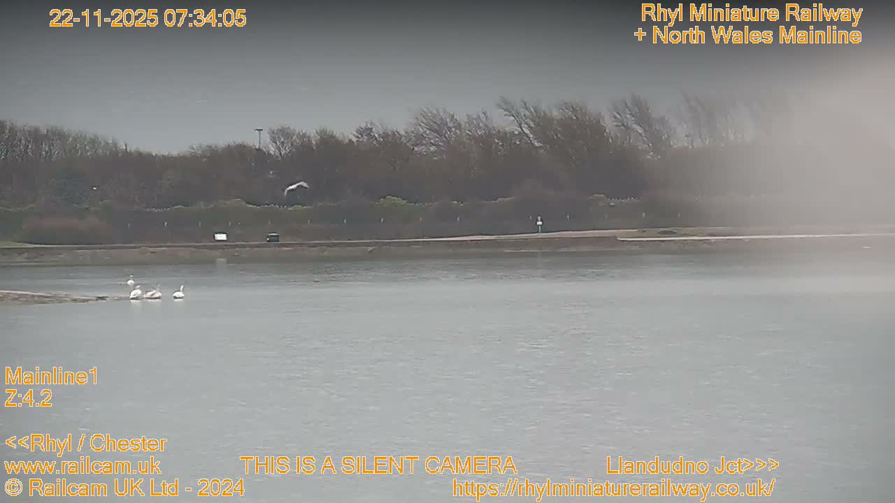 Rhyl, Marine Lake & Rhyl Miniature Railway Live Cam - Denbighshire, Clwyd, Wales, United Kingdom
