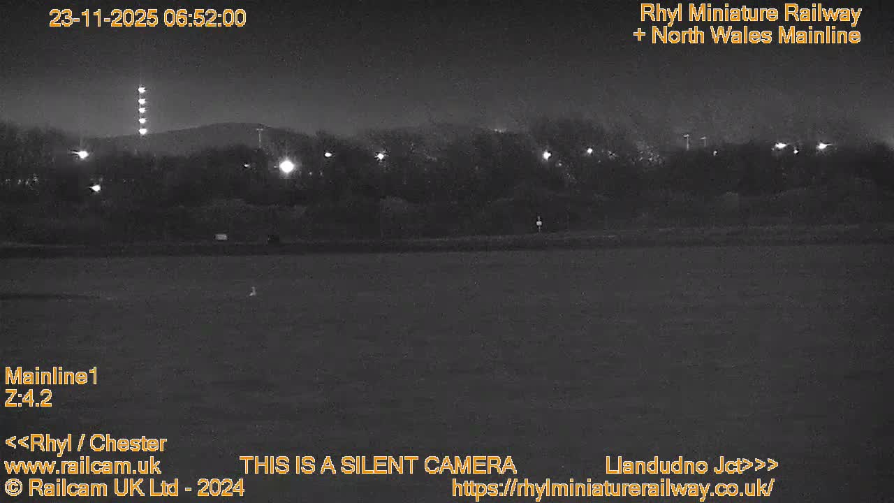 Rhyl, Marine Lake & Rhyl Miniature Railway Live Cam - Denbighshire, Clwyd, Wales, United Kingdom