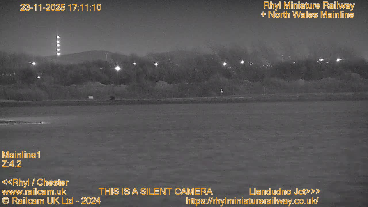 Rhyl, Marine Lake & Rhyl Miniature Railway Live Cam - Denbighshire, Clwyd, Wales, United Kingdom