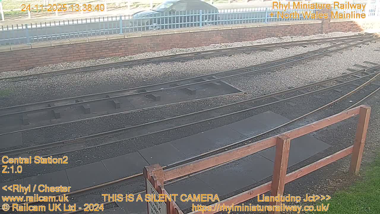 Rhyl, Marine Lake & Rhyl Miniature Railway Live Cam - Denbighshire, Clwyd, Wales, United Kingdom