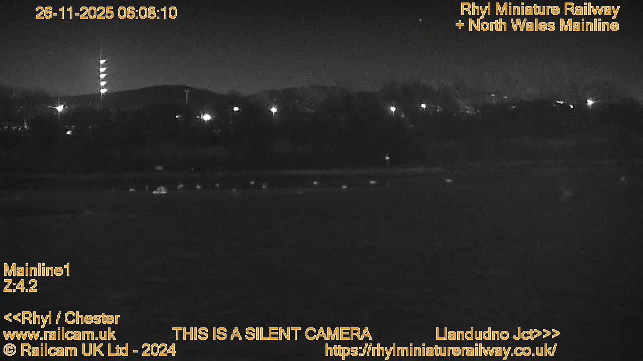 Rhyl, Marine Lake & Rhyl Miniature Railway Live Cam - Denbighshire, Clwyd, Wales, United Kingdom