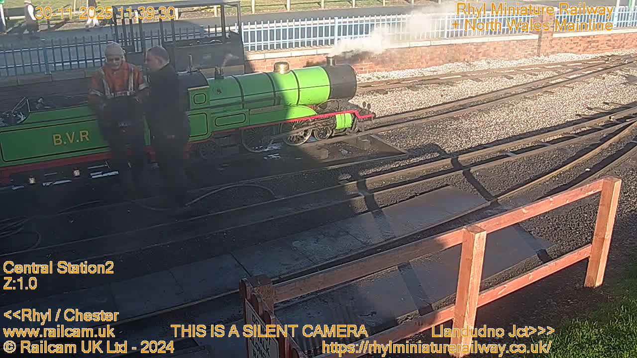 Rhyl, Marine Lake & Rhyl Miniature Railway Live Cam - Denbighshire, Clwyd, Wales, United Kingdom