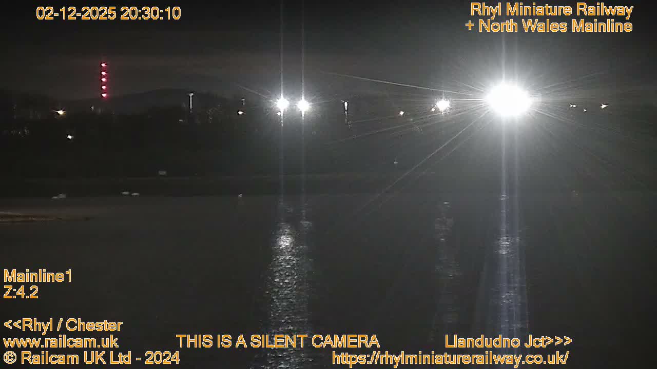 Rhyl, Marine Lake & Rhyl Miniature Railway Live Cam - Denbighshire, Clwyd, Wales, United Kingdom