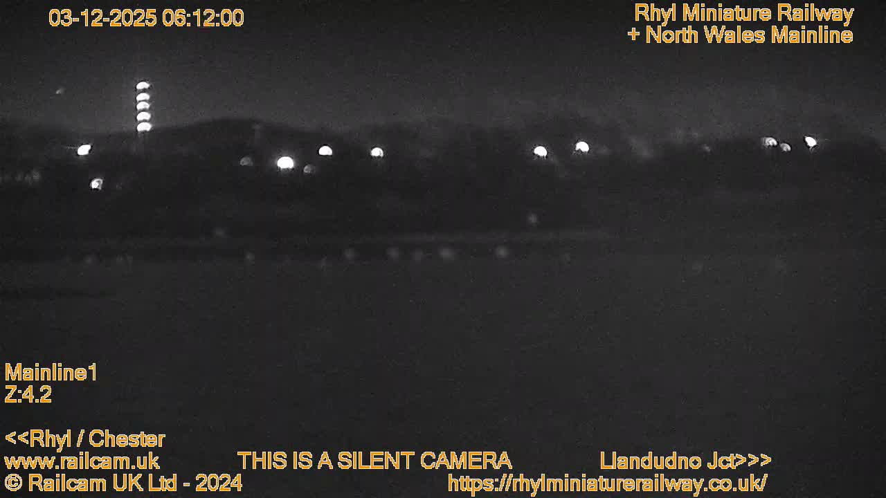 Rhyl, Marine Lake & Rhyl Miniature Railway Live Cam - Denbighshire, Clwyd, Wales, United Kingdom