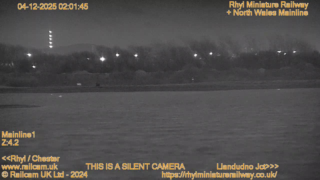 Rhyl, Marine Lake & Rhyl Miniature Railway Live Cam - Denbighshire, Clwyd, Wales, United Kingdom
