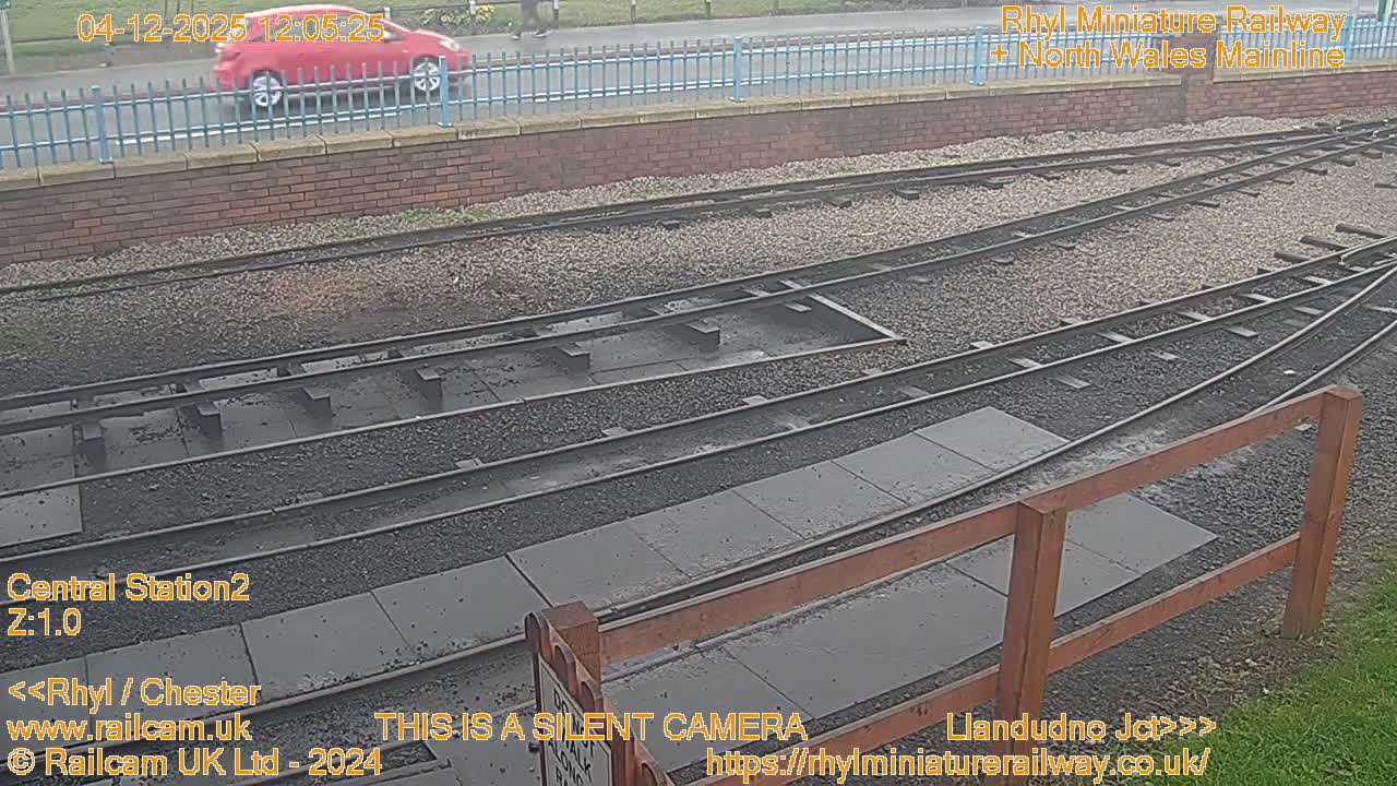 Rhyl, Marine Lake & Rhyl Miniature Railway Live Cam - Denbighshire, Clwyd, Wales, United Kingdom