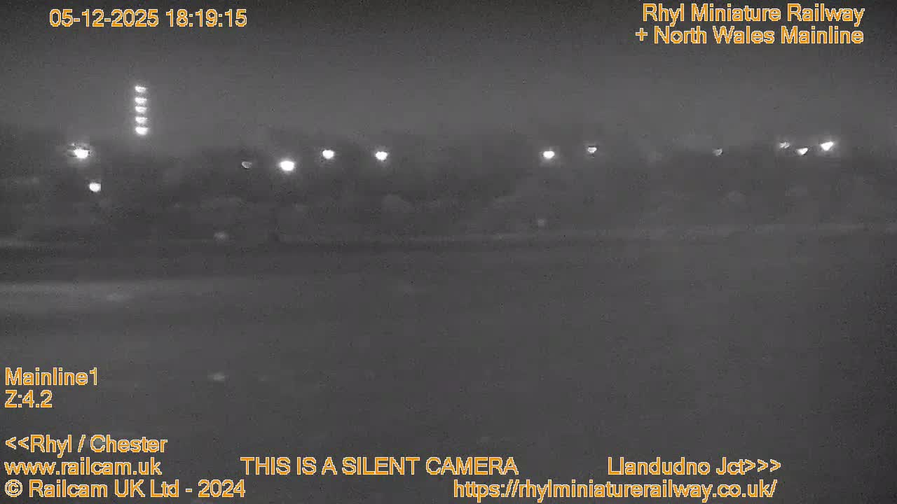 Rhyl, Marine Lake & Rhyl Miniature Railway Live Cam - Denbighshire, Clwyd, Wales, United Kingdom