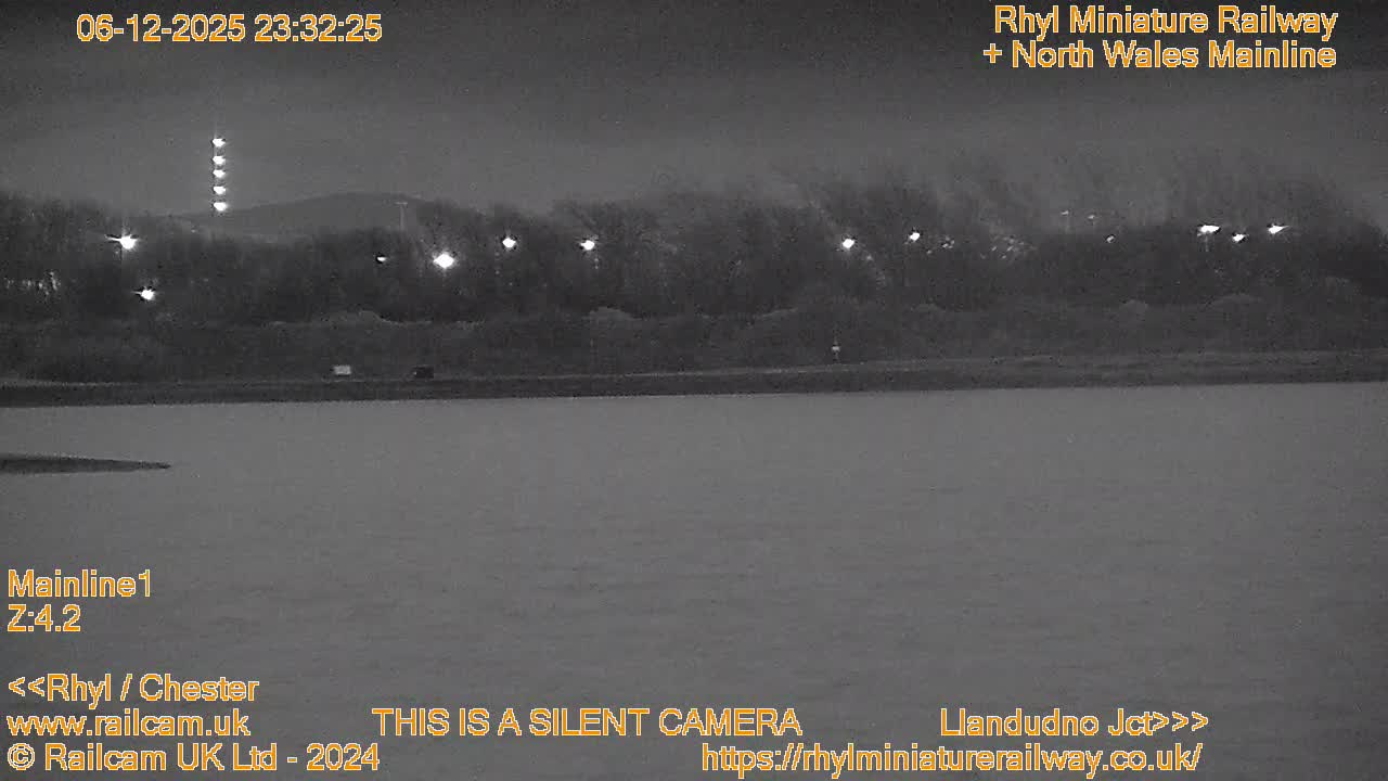 Rhyl, Marine Lake & Rhyl Miniature Railway Live Cam - Denbighshire, Clwyd, Wales, United Kingdom