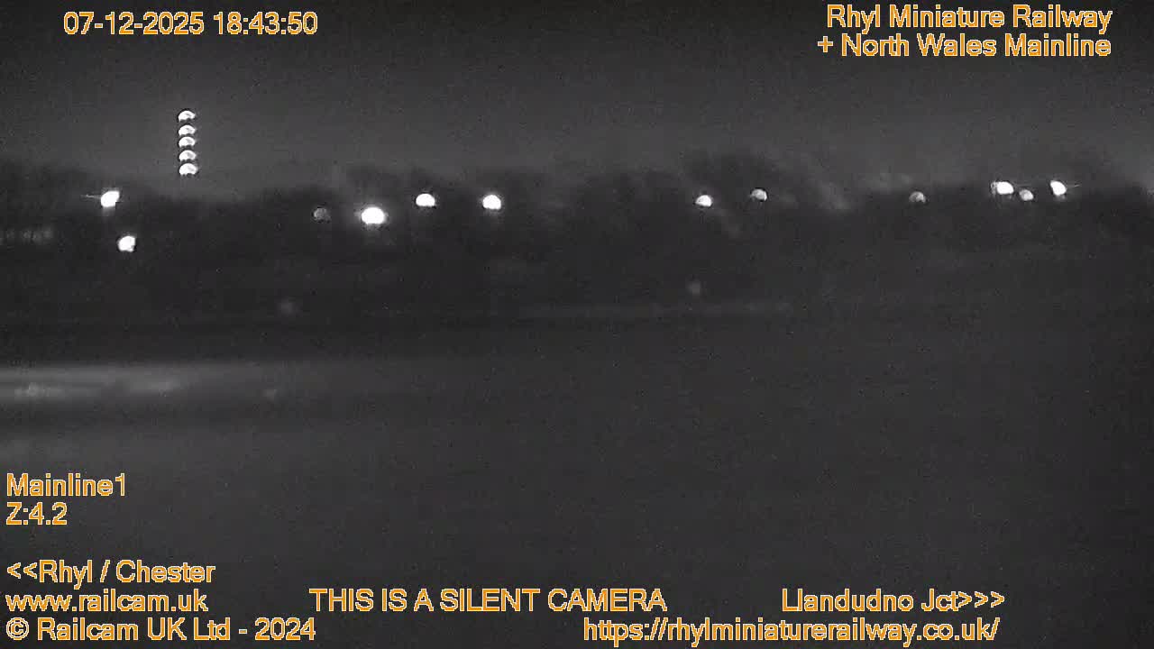 Rhyl, Marine Lake & Rhyl Miniature Railway Live Cam - Denbighshire, Clwyd, Wales, United Kingdom