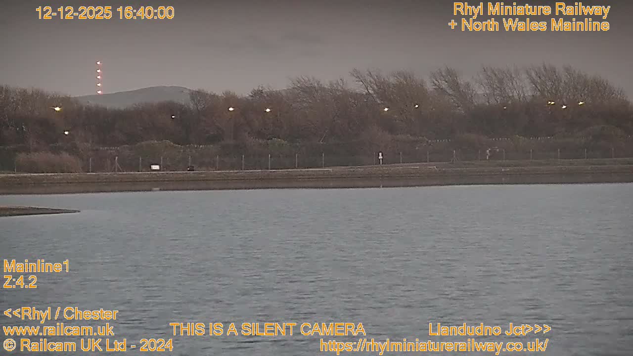 Rhyl, Marine Lake & Rhyl Miniature Railway Live Cam - Denbighshire, Clwyd, Wales, United Kingdom