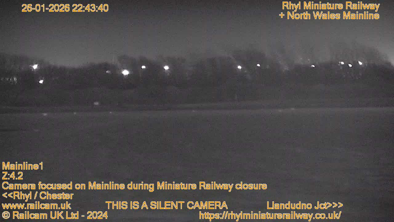 Rhyl, Marine Lake & Rhyl Miniature Railway Live Cam - Denbighshire, Clwyd, Wales, United Kingdom