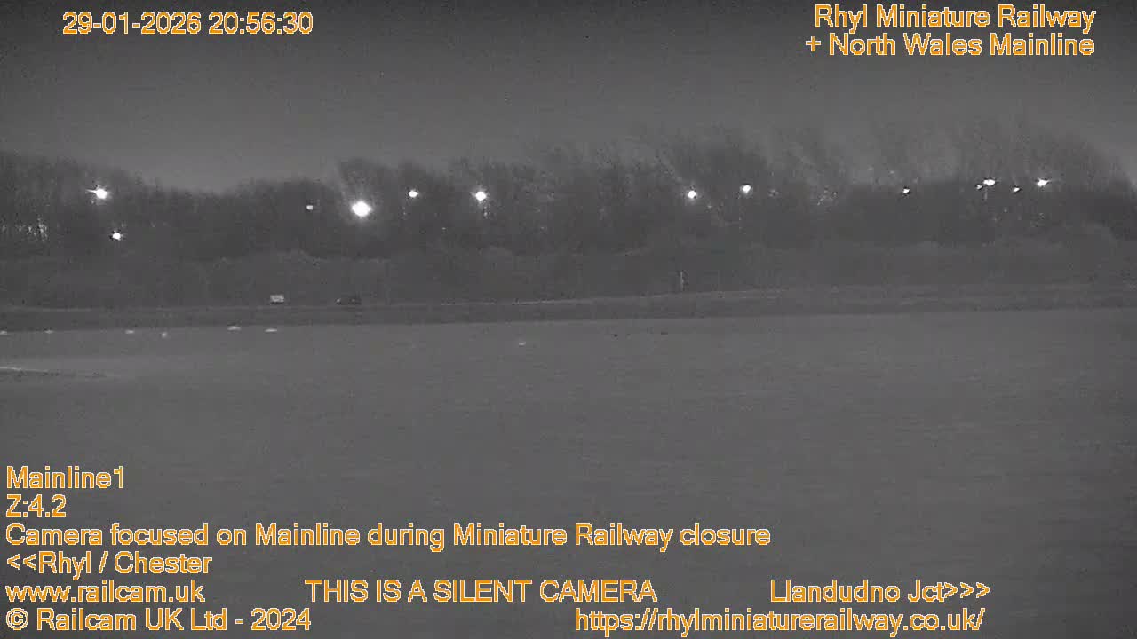 Rhyl, Marine Lake & Rhyl Miniature Railway Live Cam - Denbighshire, Clwyd, Wales, United Kingdom