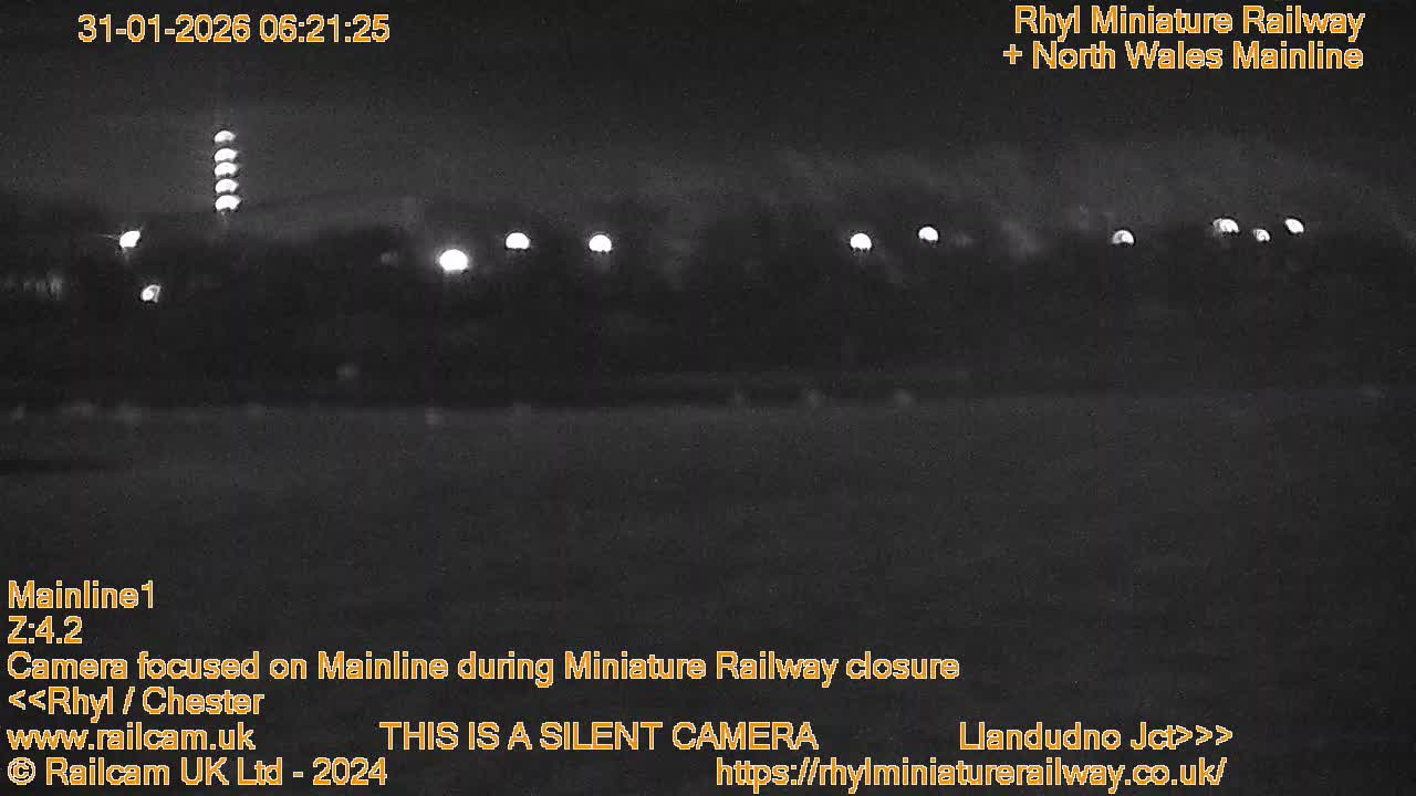 Rhyl, Marine Lake & Rhyl Miniature Railway Live Cam - Denbighshire, Clwyd, Wales, United Kingdom