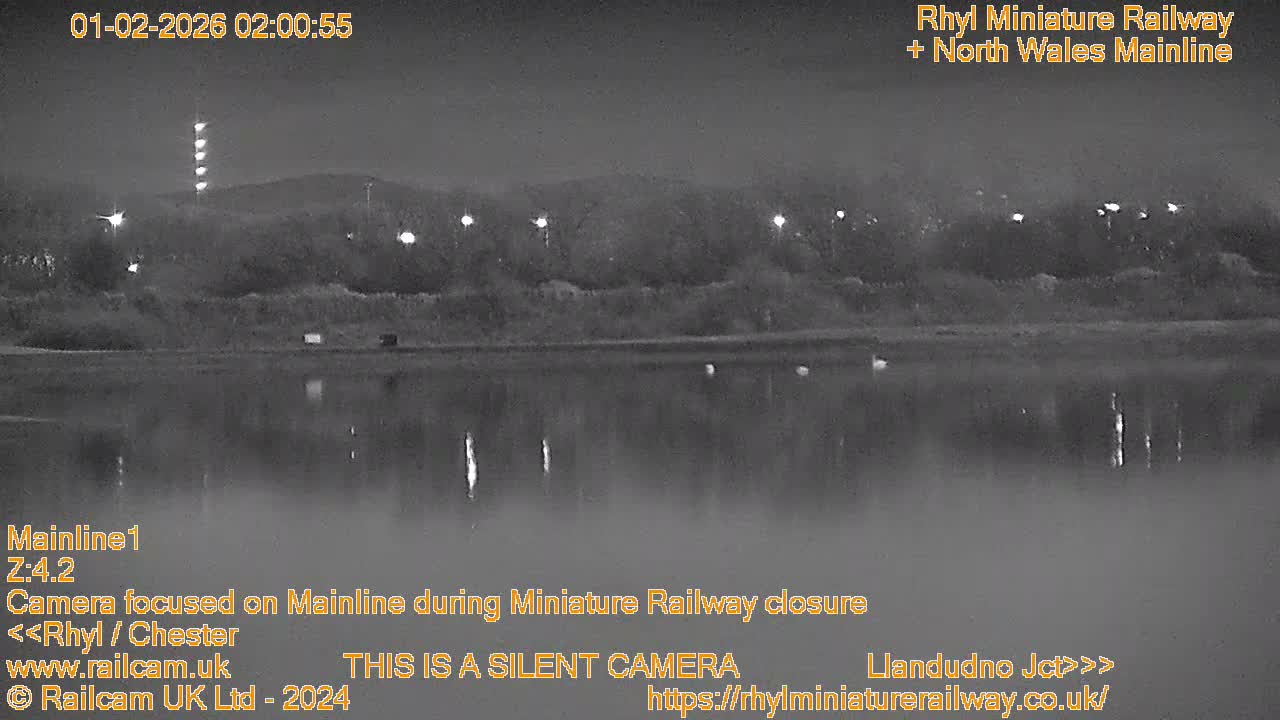 Rhyl, Marine Lake & Rhyl Miniature Railway Live Cam - Denbighshire, Clwyd, Wales, United Kingdom