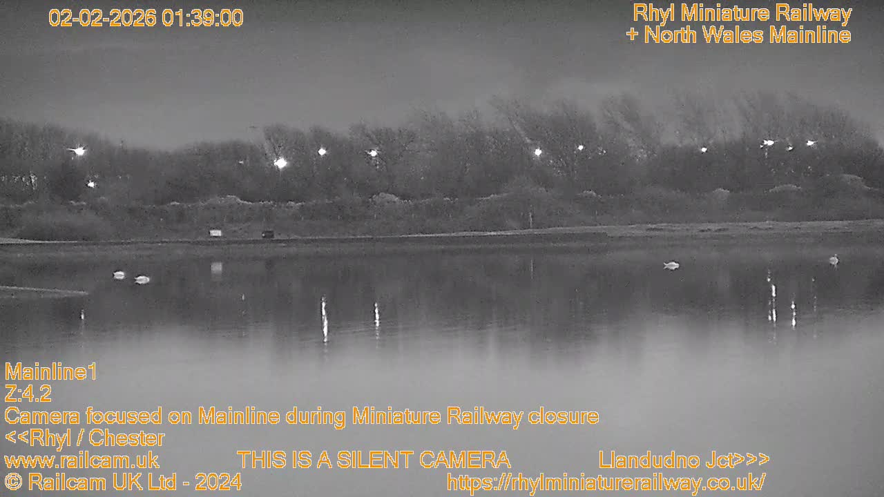 Rhyl, Marine Lake & Rhyl Miniature Railway Live Cam - Denbighshire, Clwyd, Wales, United Kingdom