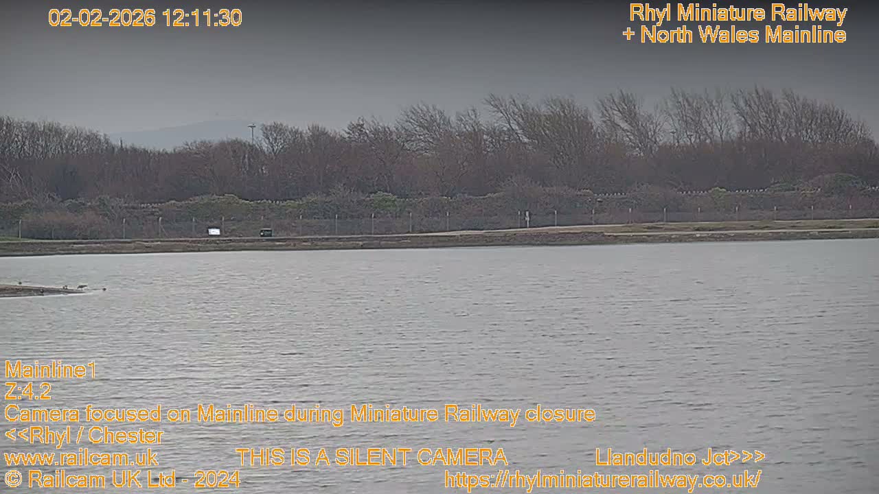 Rhyl, Marine Lake & Rhyl Miniature Railway Live Cam - Denbighshire, Clwyd, Wales, United Kingdom