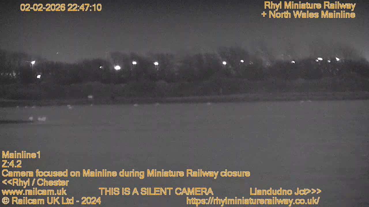 Rhyl, Marine Lake & Rhyl Miniature Railway Live Cam - Denbighshire, Clwyd, Wales, United Kingdom