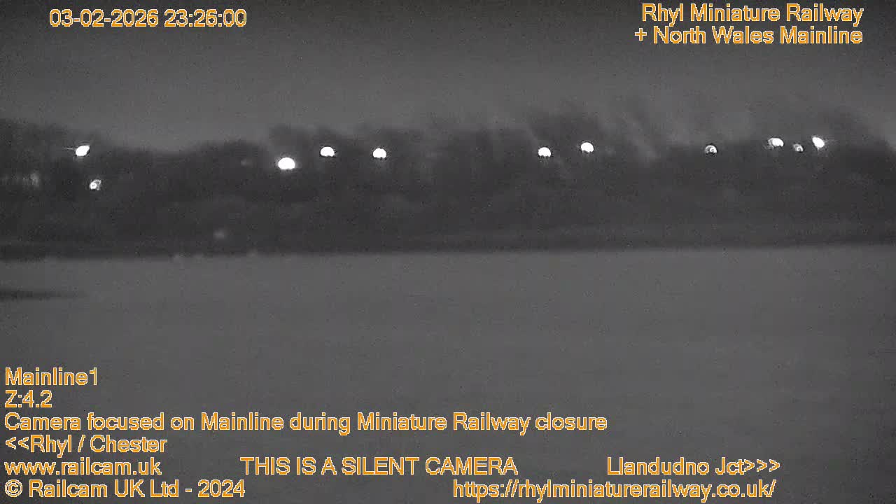 Rhyl, Marine Lake & Rhyl Miniature Railway Live Cam - Denbighshire, Clwyd, Wales, United Kingdom