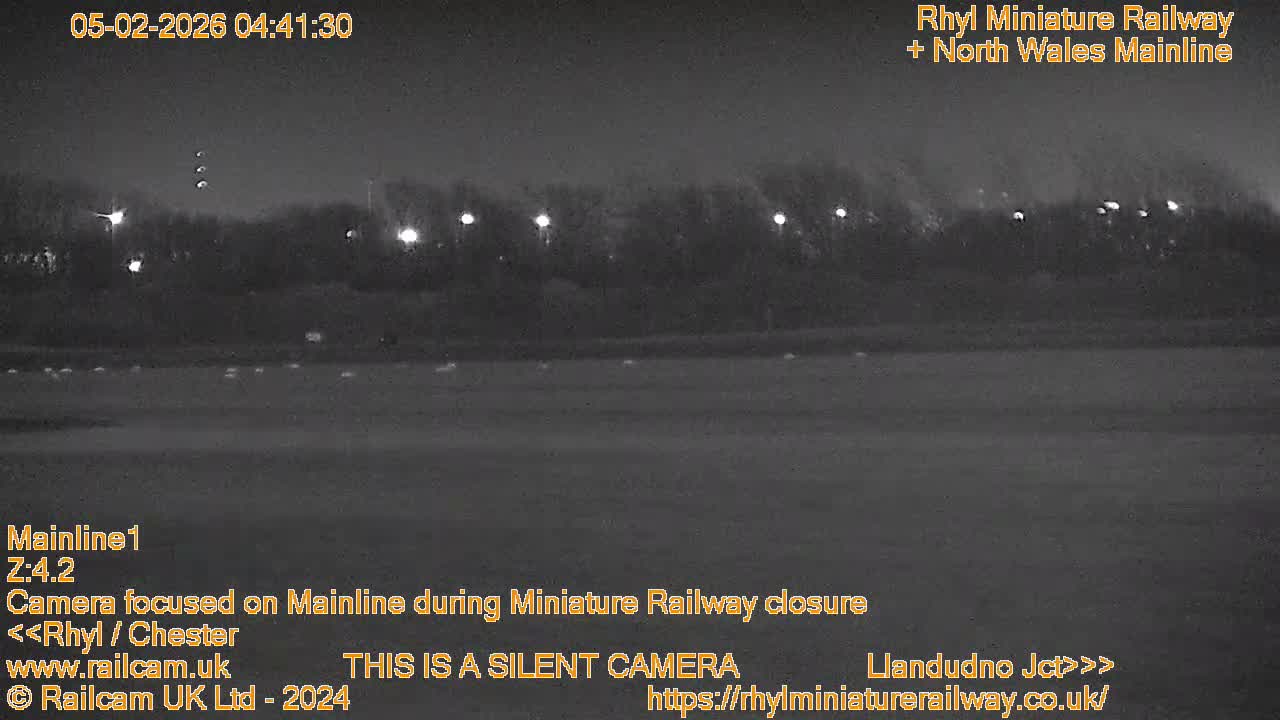 Rhyl, Marine Lake & Rhyl Miniature Railway Live Cam - Denbighshire, Clwyd, Wales, United Kingdom