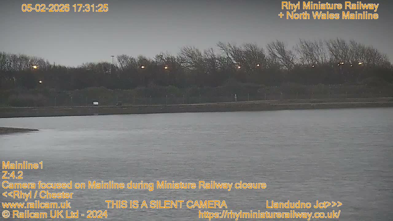 Rhyl, Marine Lake & Rhyl Miniature Railway Live Cam - Denbighshire, Clwyd, Wales, United Kingdom