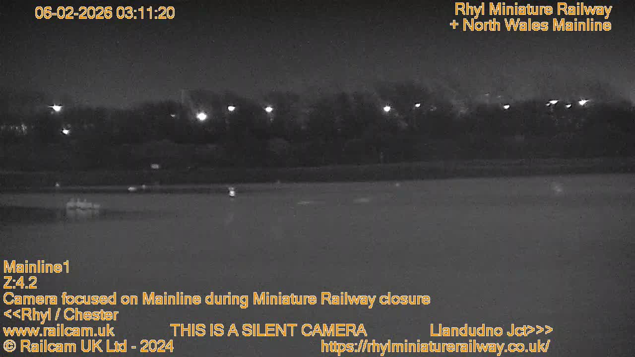 Rhyl, Marine Lake & Rhyl Miniature Railway Live Cam - Denbighshire, Clwyd, Wales, United Kingdom