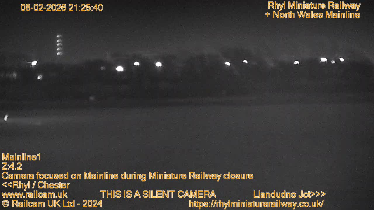 Rhyl, Marine Lake & Rhyl Miniature Railway Live Cam - Denbighshire, Clwyd, Wales, United Kingdom