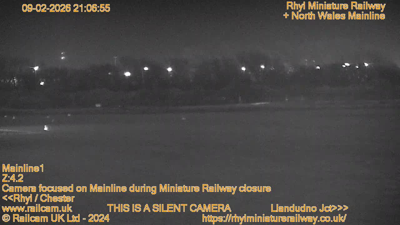 Rhyl, Marine Lake & Rhyl Miniature Railway Live Cam - Denbighshire, Clwyd, Wales, United Kingdom