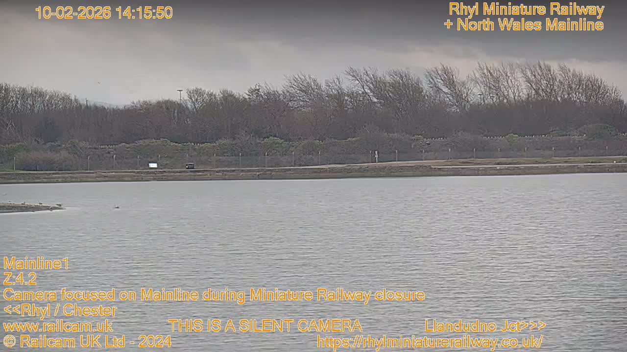 Rhyl, Marine Lake & Rhyl Miniature Railway Live Cam - Denbighshire, Clwyd, Wales, United Kingdom