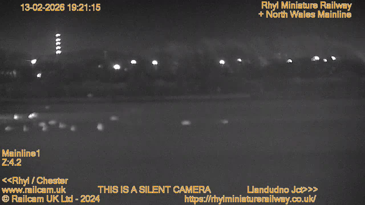 Rhyl, Marine Lake & Rhyl Miniature Railway Live Cam - Denbighshire, Clwyd, Wales, United Kingdom
