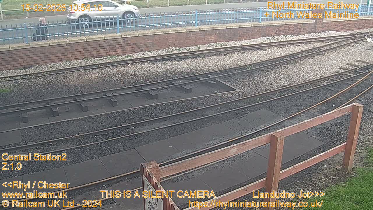 Rhyl, Marine Lake & Rhyl Miniature Railway Live Cam - Denbighshire, Clwyd, Wales, United Kingdom