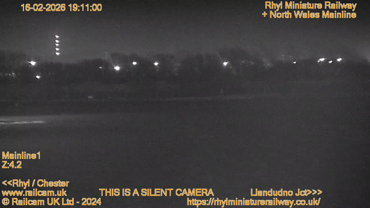 Rhyl, Marine Lake & Rhyl Miniature Railway Live Cam - Denbighshire, Clwyd, Wales, United Kingdom