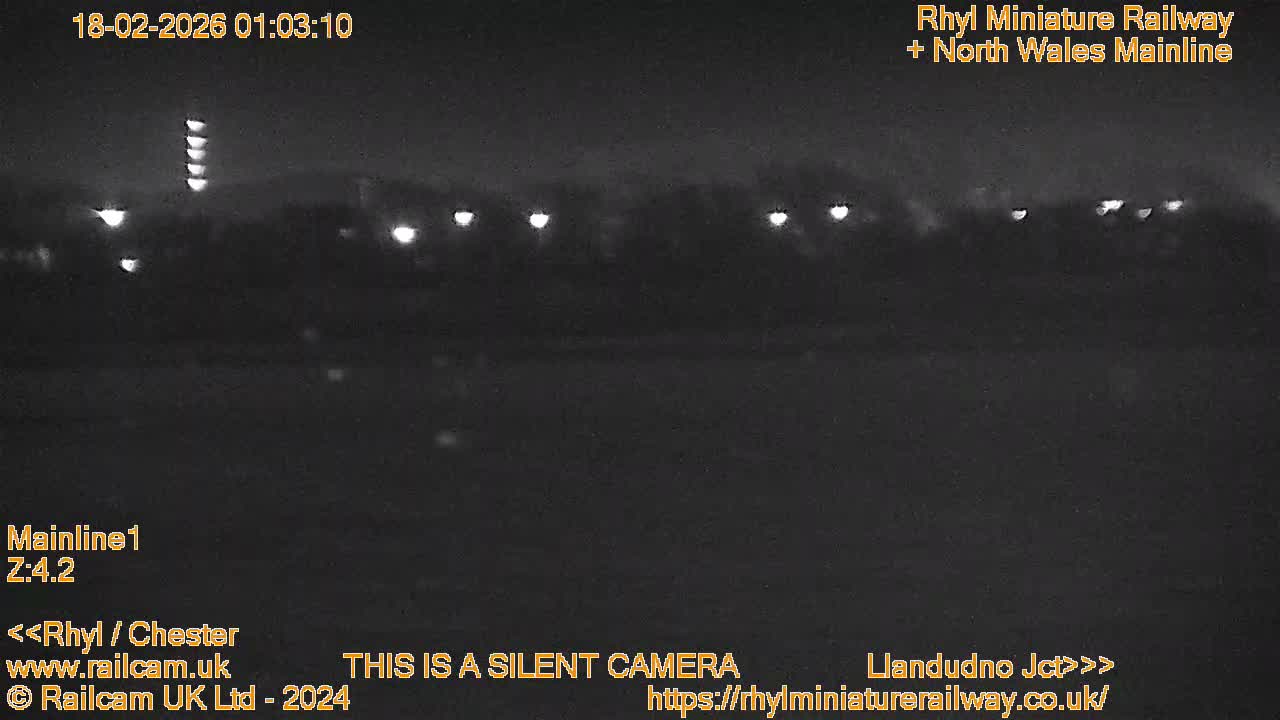 Rhyl, Marine Lake & Rhyl Miniature Railway Live Cam - Denbighshire, Clwyd, Wales, United Kingdom