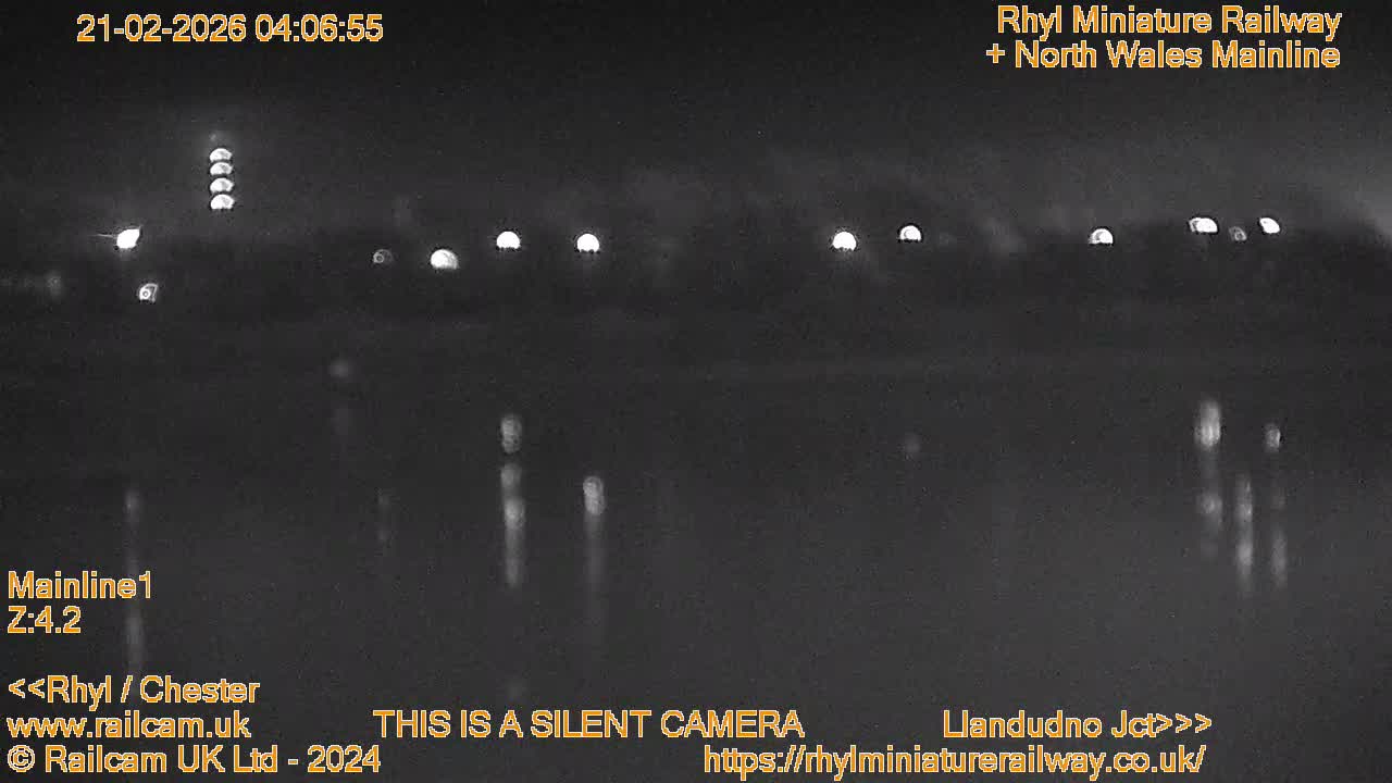 Rhyl, Marine Lake & Rhyl Miniature Railway Live Cam - Denbighshire, Clwyd, Wales, United Kingdom