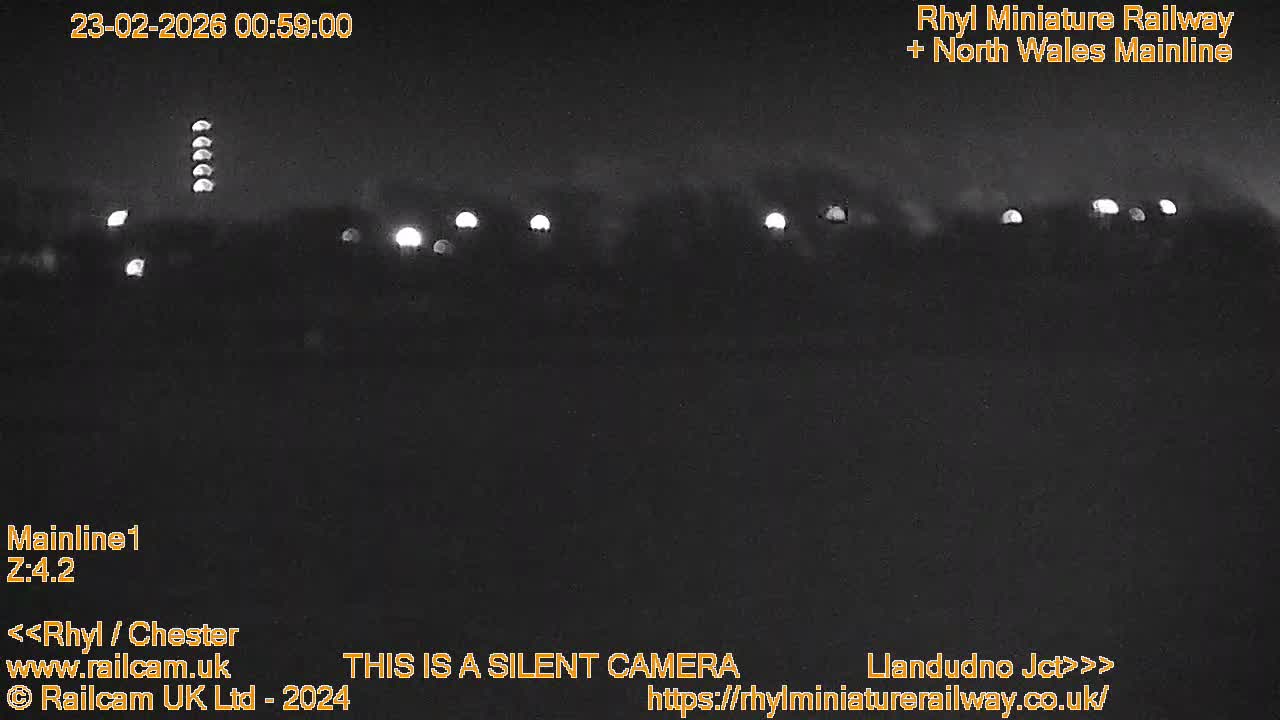 Rhyl, Marine Lake & Rhyl Miniature Railway Live Cam - Denbighshire, Clwyd, Wales, United Kingdom