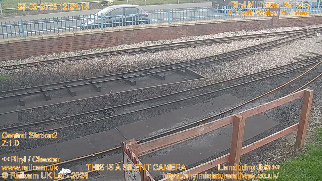 Rhyl, Marine Lake & Rhyl Miniature Railway Live Cam - Denbighshire, Clwyd, Wales, United Kingdom