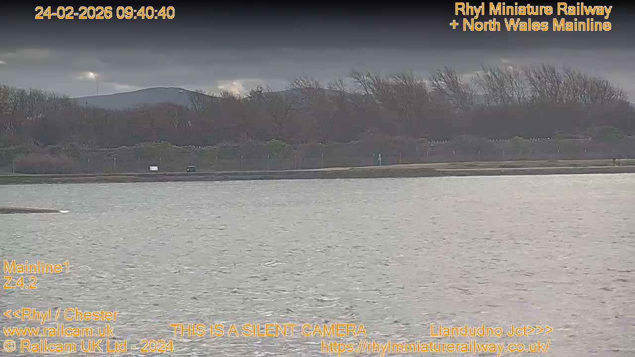 Rhyl, Marine Lake & Rhyl Miniature Railway Live Cam - Denbighshire, Clwyd, Wales, United Kingdom