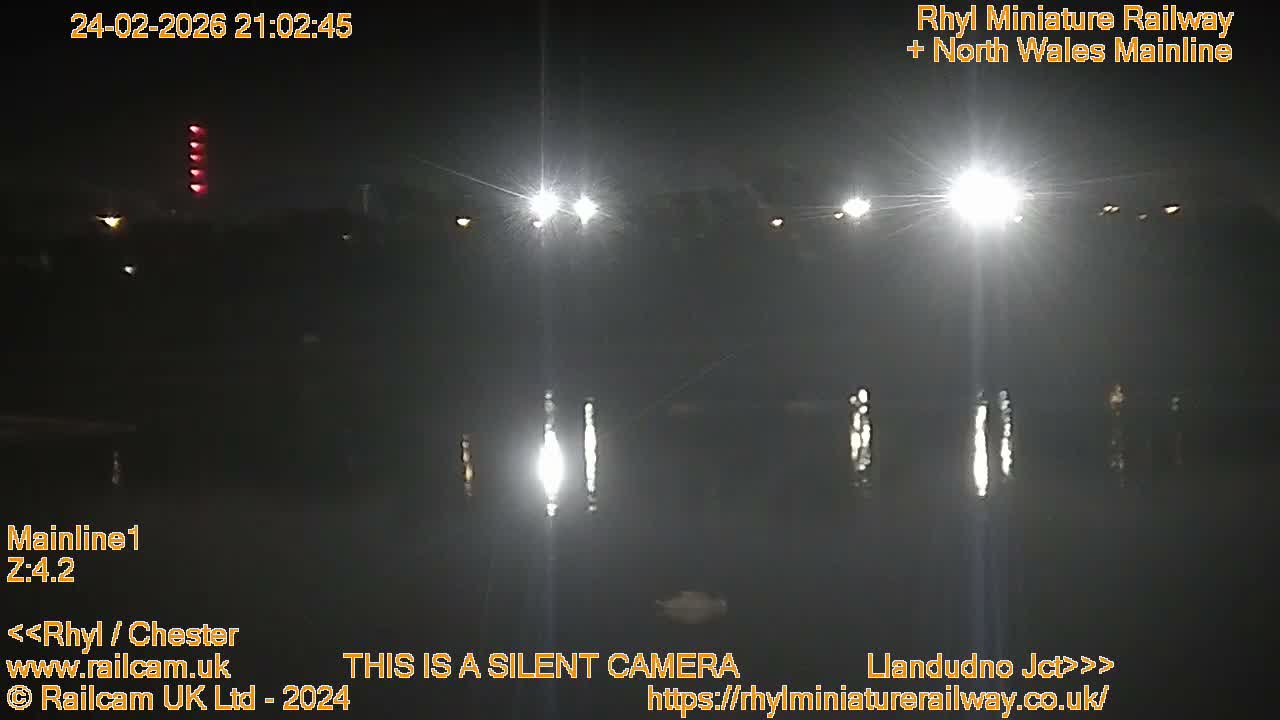 Rhyl, Marine Lake & Rhyl Miniature Railway Live Cam - Denbighshire, Clwyd, Wales, United Kingdom
