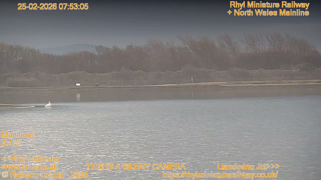 Rhyl, Marine Lake & Rhyl Miniature Railway Live Cam - Denbighshire, Clwyd, Wales, United Kingdom