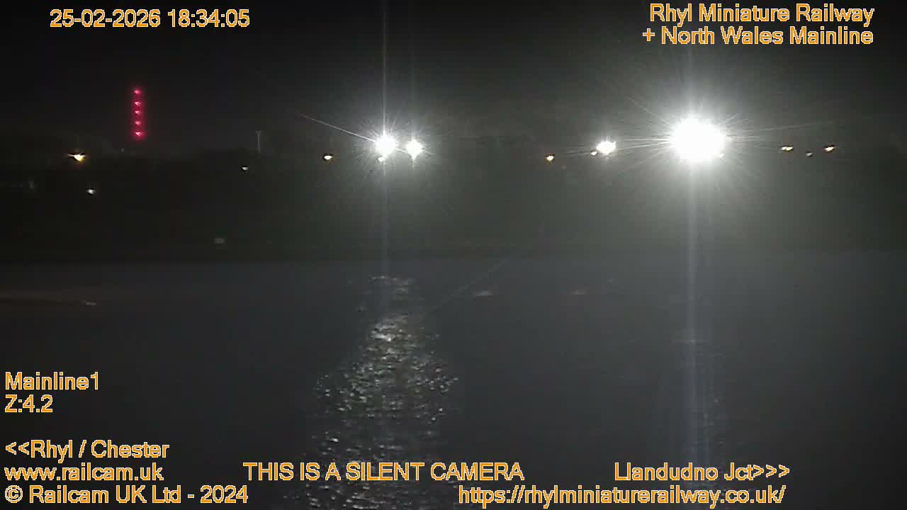 Rhyl, Marine Lake & Rhyl Miniature Railway Live Cam - Denbighshire, Clwyd, Wales, United Kingdom