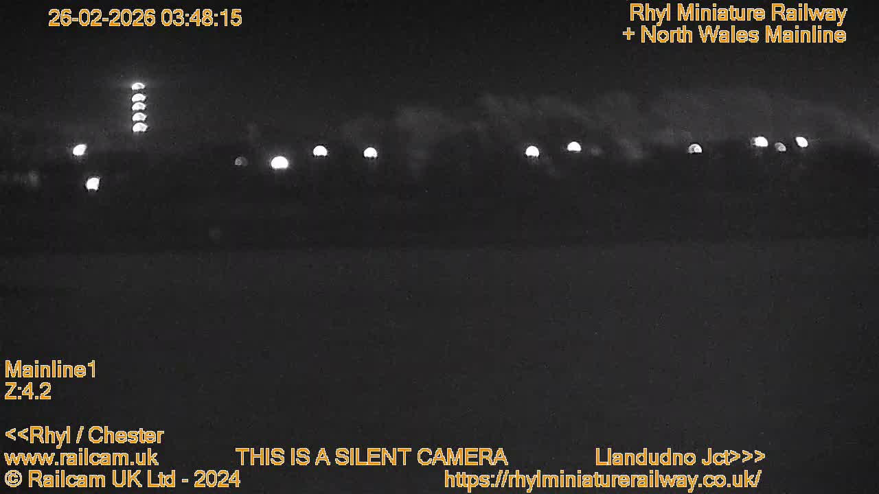 Rhyl, Marine Lake & Rhyl Miniature Railway Live Cam - Denbighshire, Clwyd, Wales, United Kingdom