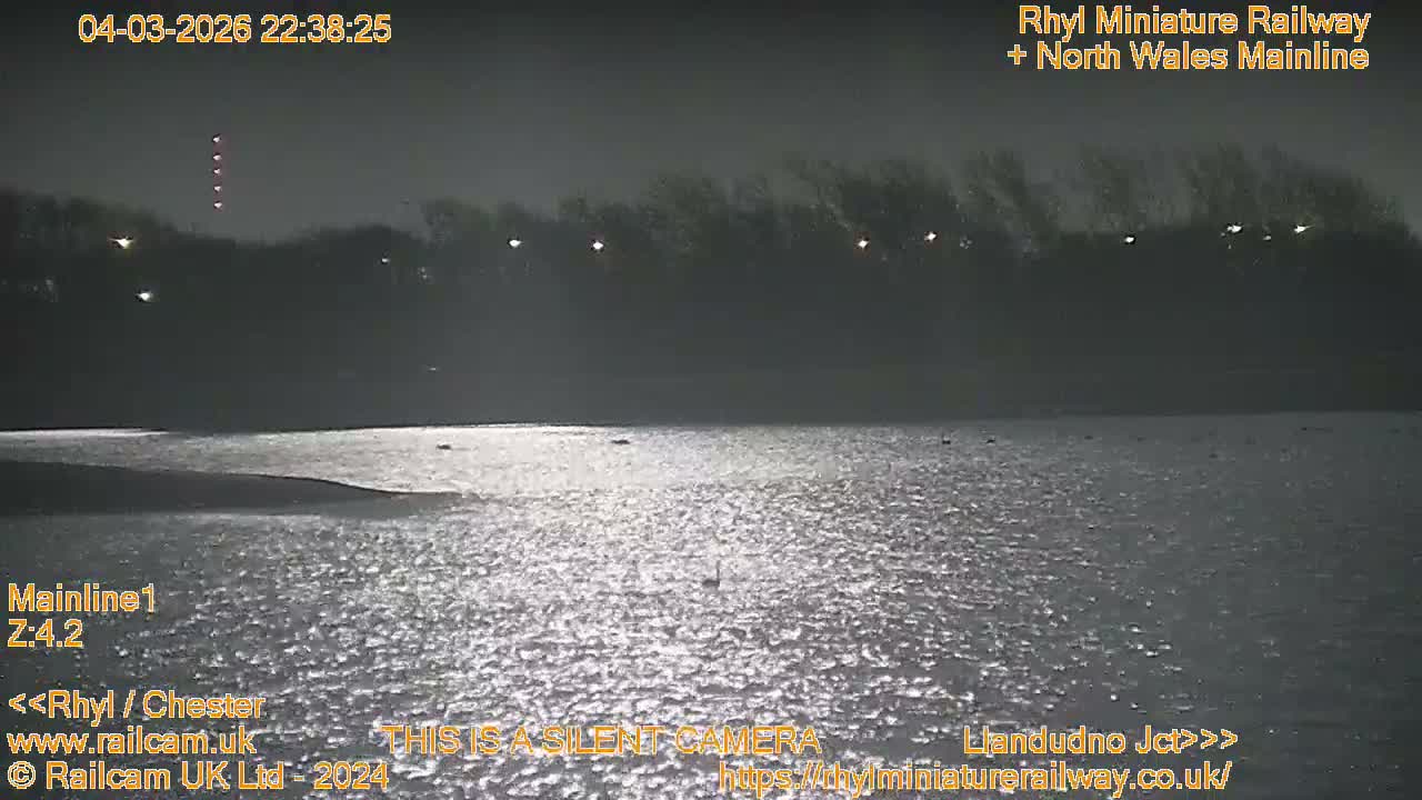 Rhyl, Marine Lake & Rhyl Miniature Railway Live Cam - Denbighshire, Clwyd, Wales, United Kingdom